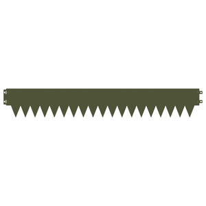 Περίγραμμα γκαζόν 20 pcs 103 x 15 εκ μέταλλο Λαδί - Pakobazaar