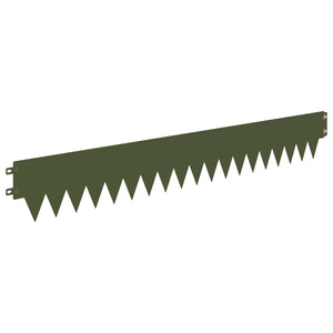 Περίγραμμα γκαζόν 30 pcs 103 x 15 εκ μέταλλο Λαδί - Pakobazaar