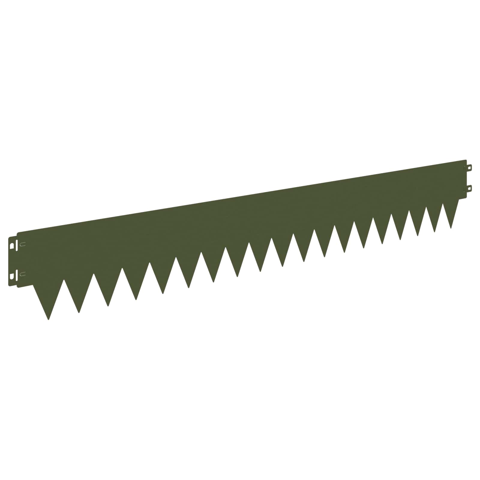 Περίγραμμα γκαζόν 50 pcs 103 x 15 εκ μέταλλο Λαδί