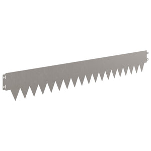 Περίγραμμα γκαζόν 30 pcs 103 x 15 εκ μέταλλο Σκ rusty - Pakobazaar