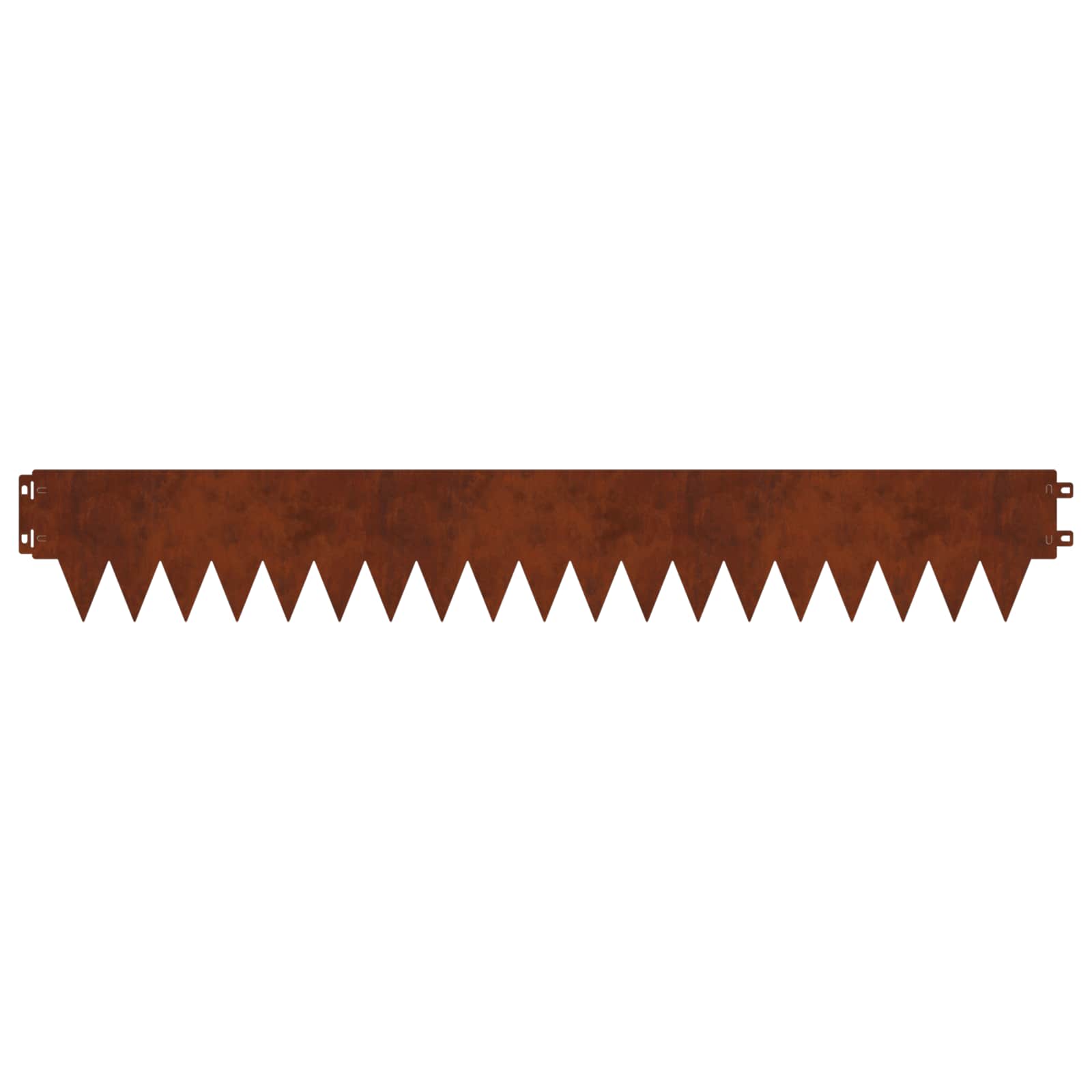 Περίγραμμα γκαζόν 30 pcs 103 x 15 εκ μέταλλο Σκ rusty