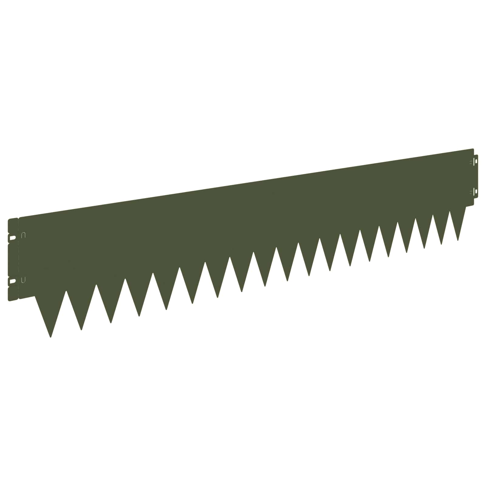 Περίγραμμα γκαζόν 10 pcs 103 x 20 εκ μέταλλο Λαδί