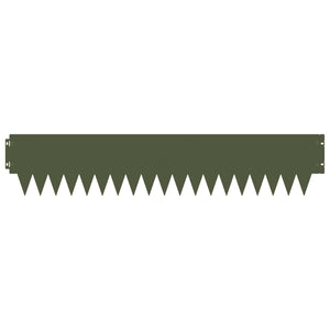Περίγραμμα γκαζόν 30 pcs 103 x 20 εκ μέταλλο Λαδί - Pakobazaar