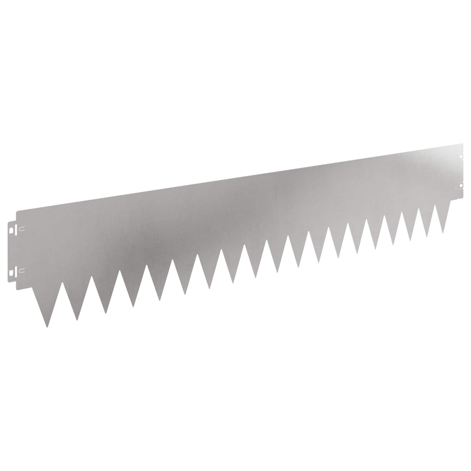 Περίγραμμα γκαζόν 10 pcs 103 x 20 εκ μέταλλο Ασημί