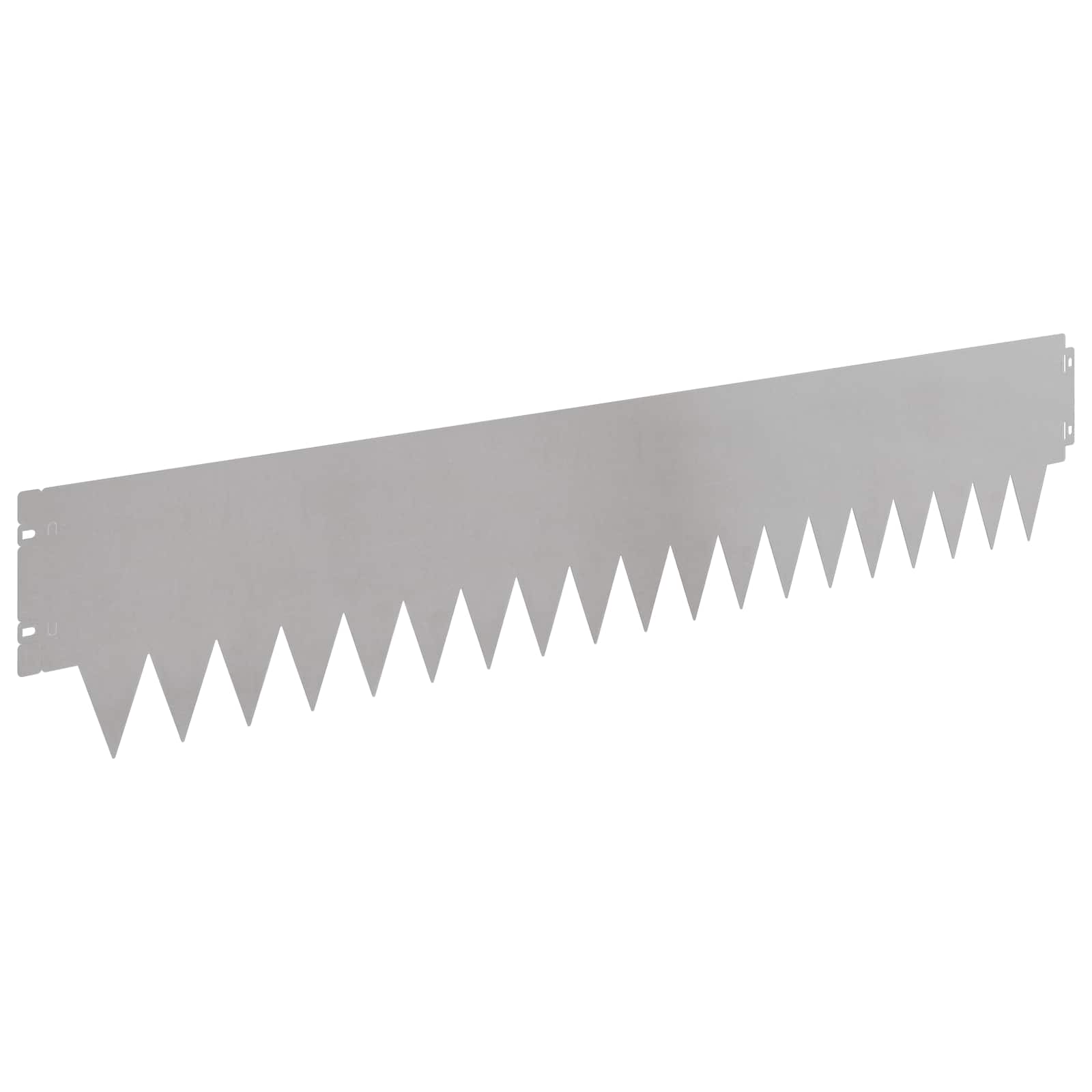 Περίγραμμα γκαζόν 10 pcs 103 x 20 εκ μέταλλο Ασημί