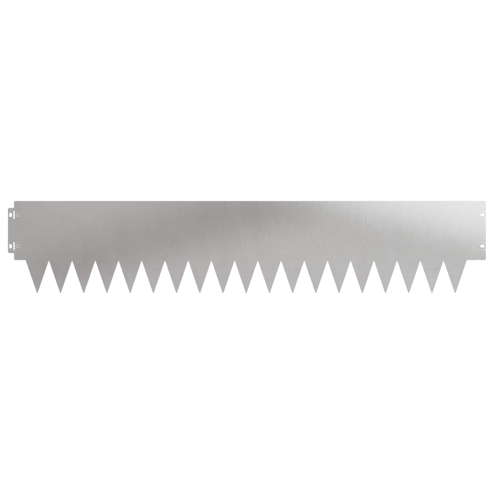 Περίγραμμα γκαζόν 10 pcs 103 x 20 εκ μέταλλο Ασημί