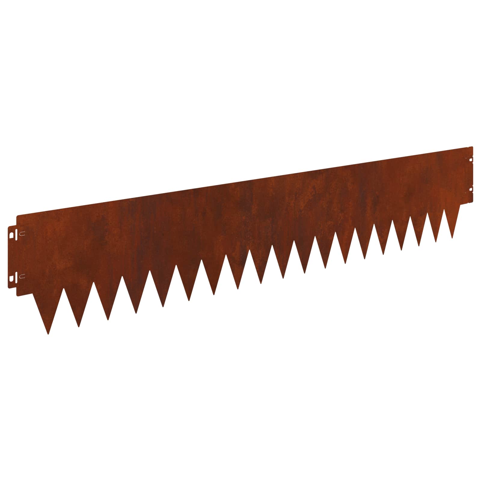 Περίγραμμα γκαζόν 10 pcs 103 x 20 εκ μέταλλο Σκ rusty