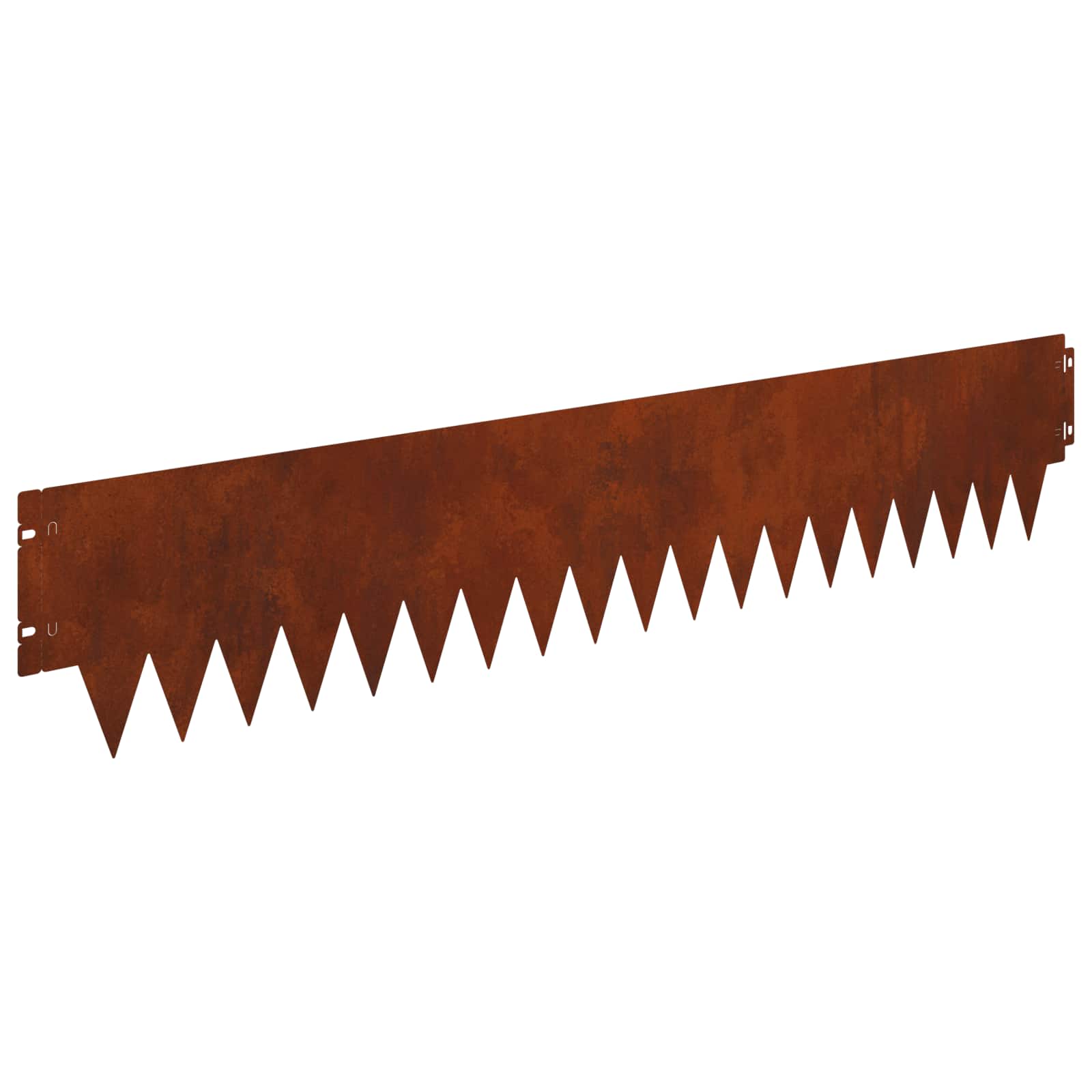 Περίγραμμα γκαζόν 10 pcs 103 x 20 εκ μέταλλο Σκ rusty
