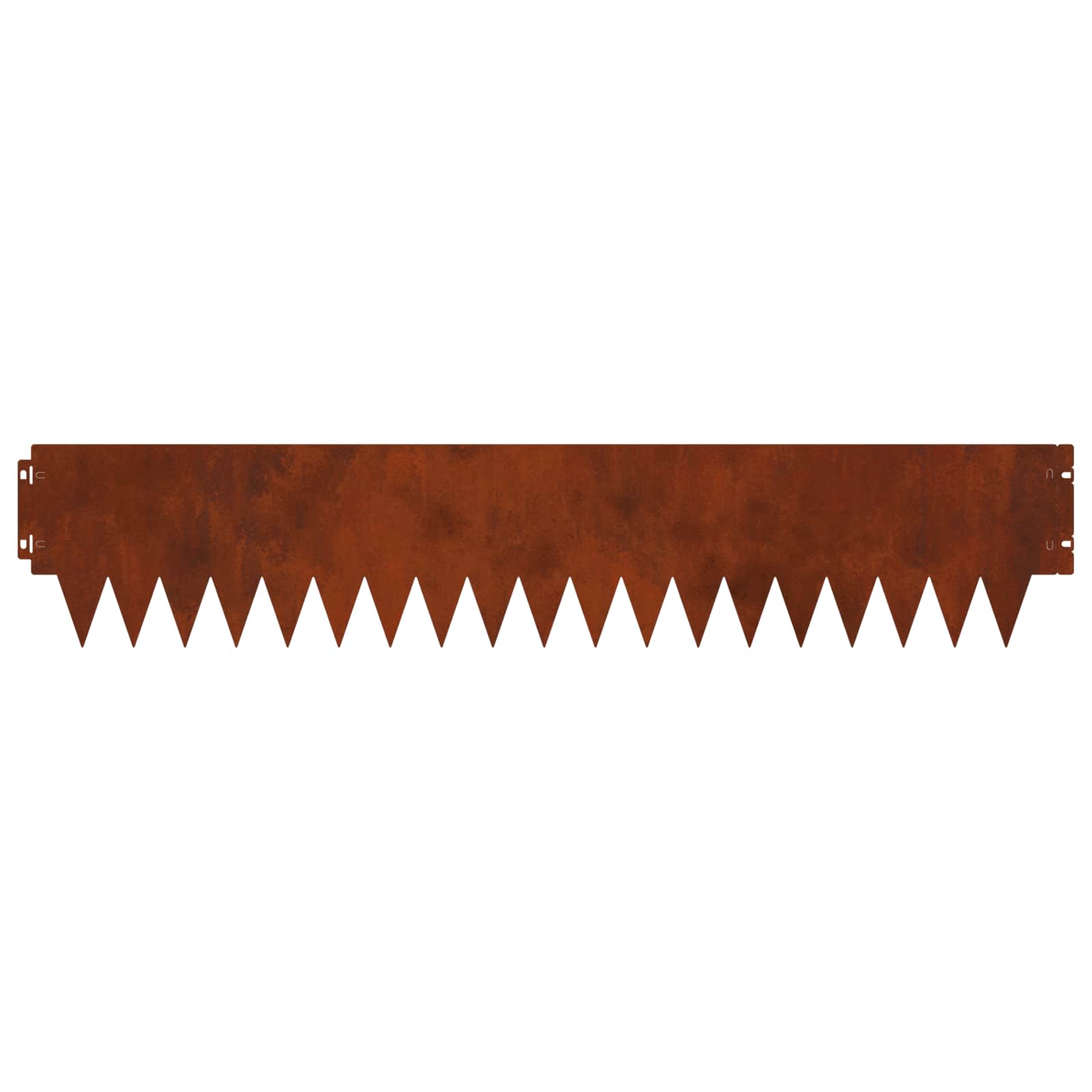 Περίγραμμα γκαζόν 20 pcs 103 x 20 εκ μέταλλο Σκ rusty