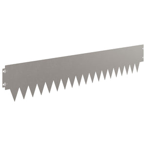 Περίγραμμα γκαζόν 30 pcs 103 x 20 εκ μέταλλο Σκ rusty - Pakobazaar