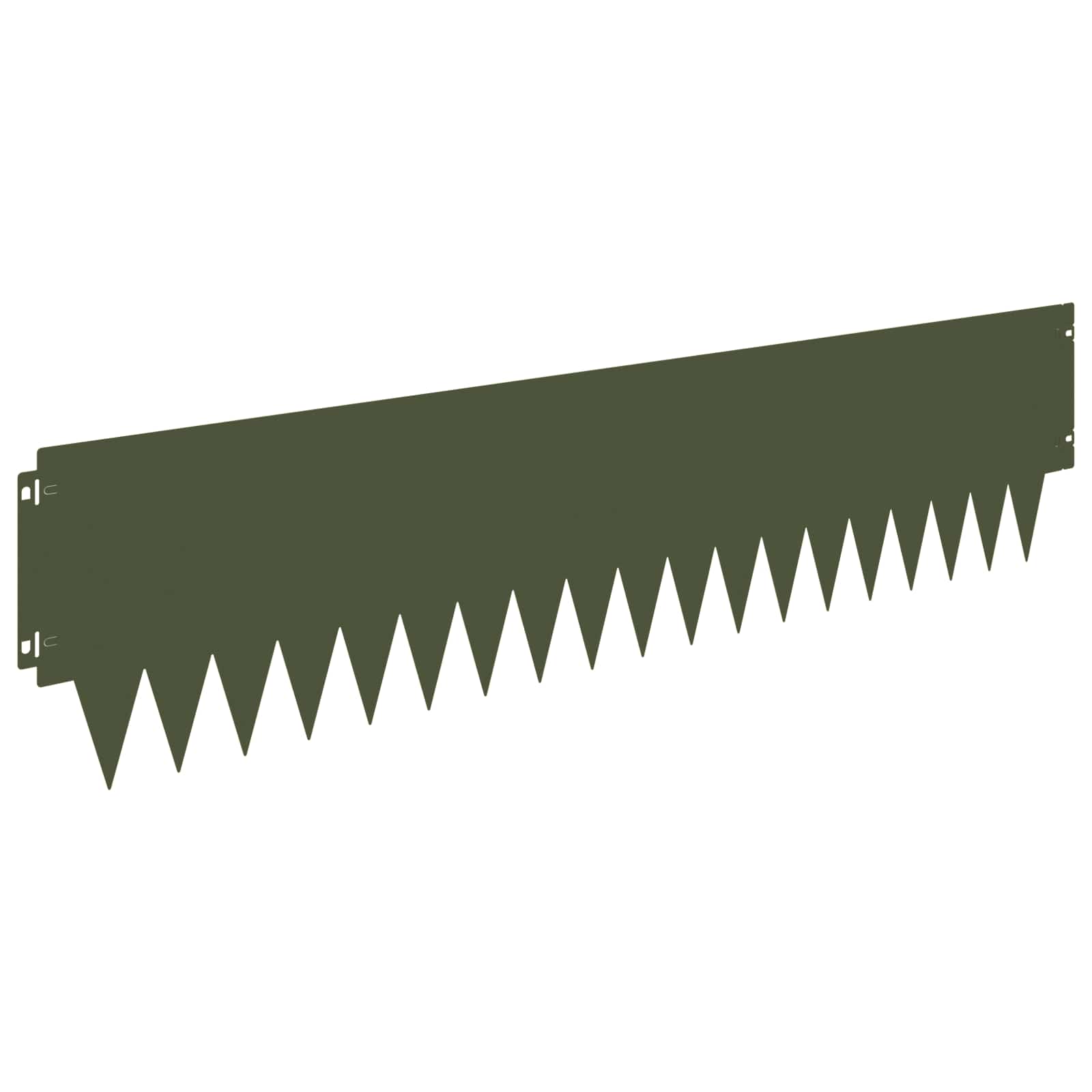 Περίγραμμα γκαζόν 20 pcs 103 x 25 εκ μέταλλο Λαδί