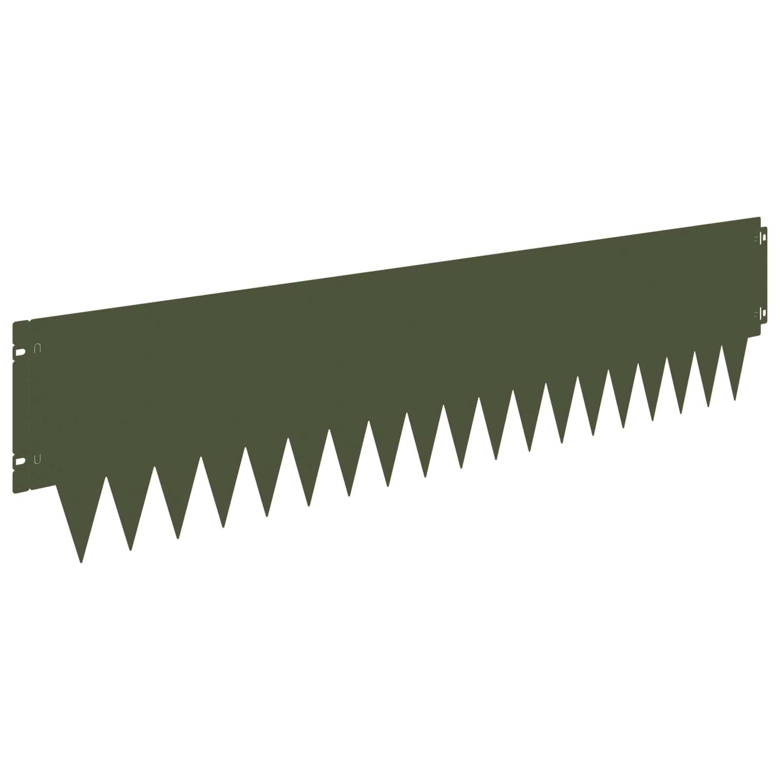 Περίγραμμα γκαζόν 20 pcs 103 x 25 εκ μέταλλο Λαδί