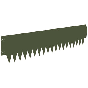 Περίγραμμα γκαζόν 20 pcs 103 x 25 εκ μέταλλο Λαδί - Pakobazaar