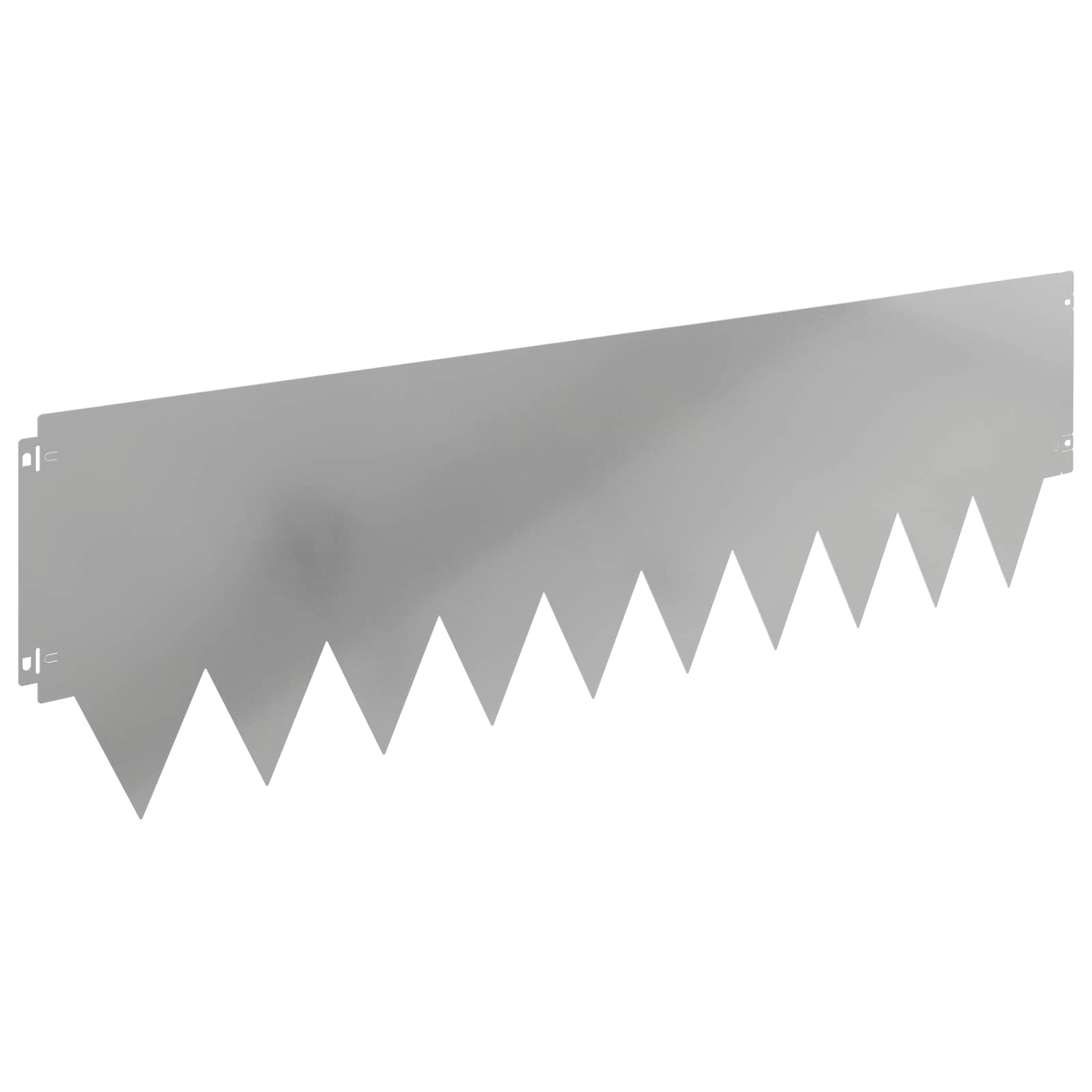 Περίγραμμα γκαζόν 10 pcs 103 x 30 εκ μέταλλο Ασημί