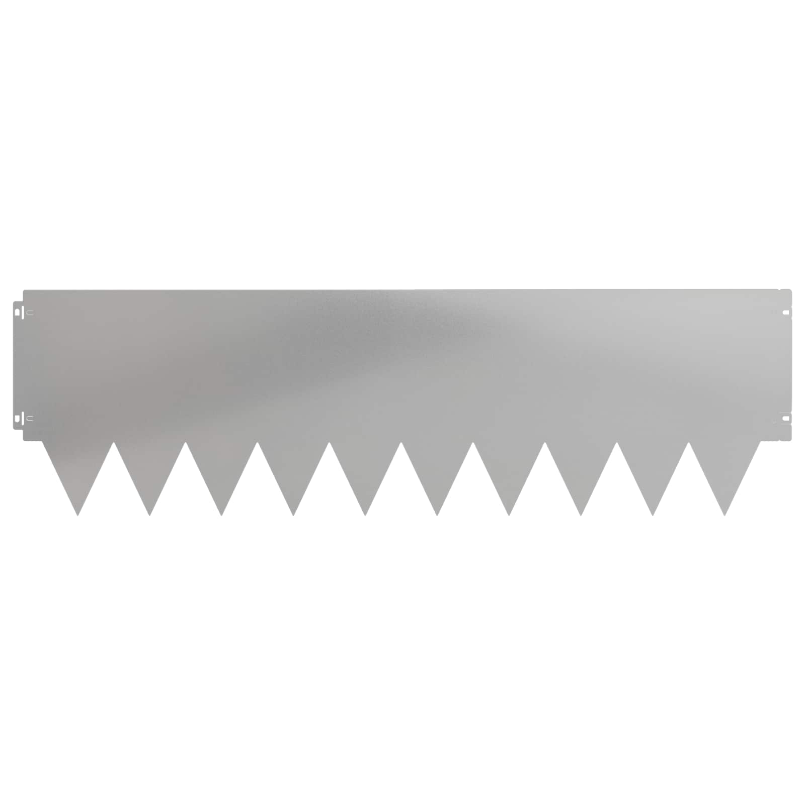 Περίγραμμα γκαζόν 10 pcs 103 x 30 εκ μέταλλο Ασημί