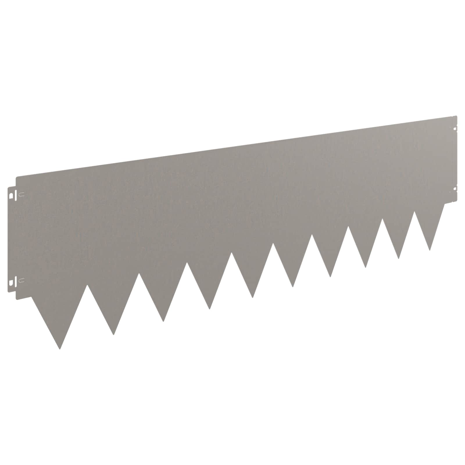 Περίγραμμα γκαζόν 20 pcs 103 x 30 εκ μέταλλο Σκ rusty