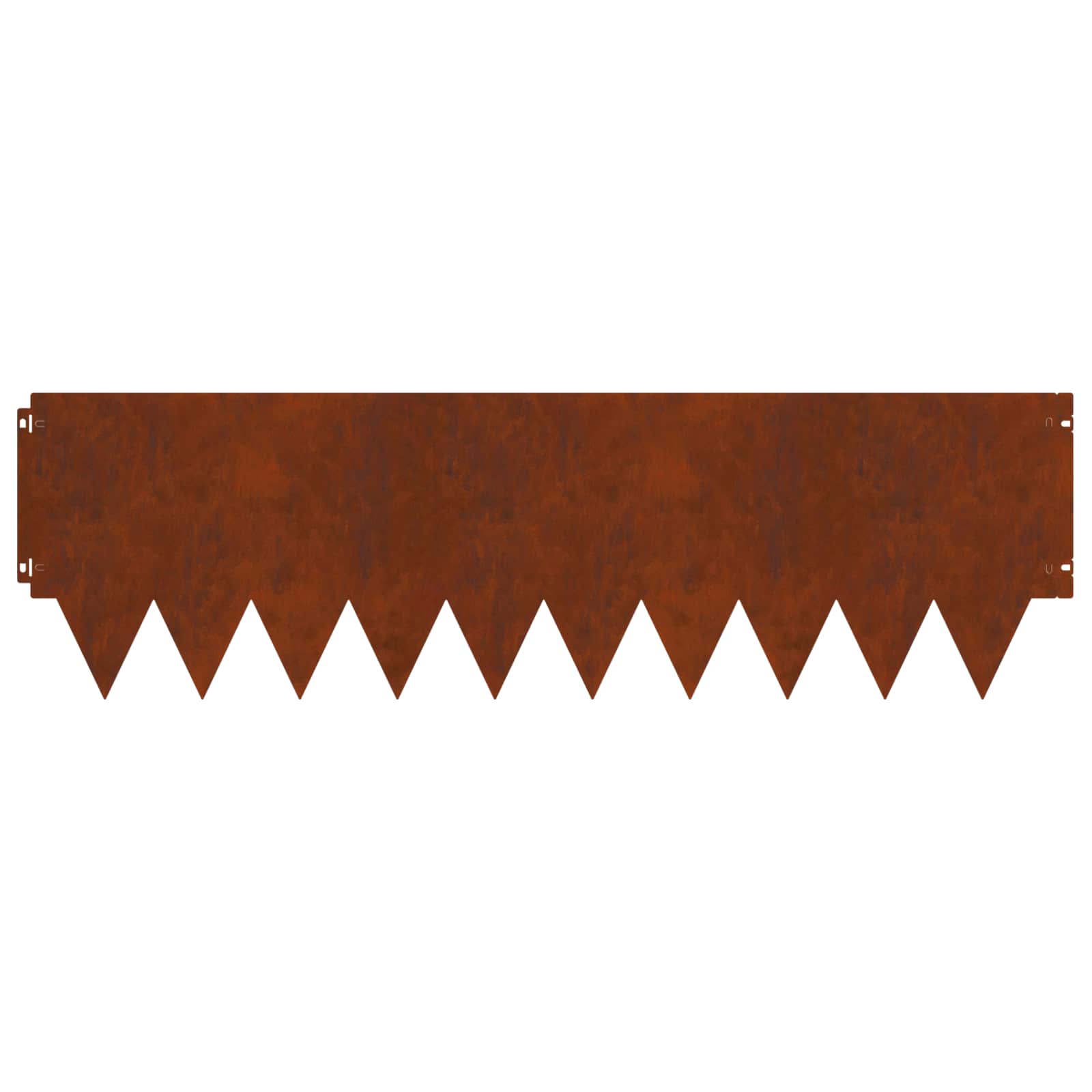 Περίγραμμα γκαζόν 20 pcs 103 x 30 εκ μέταλλο Σκ rusty