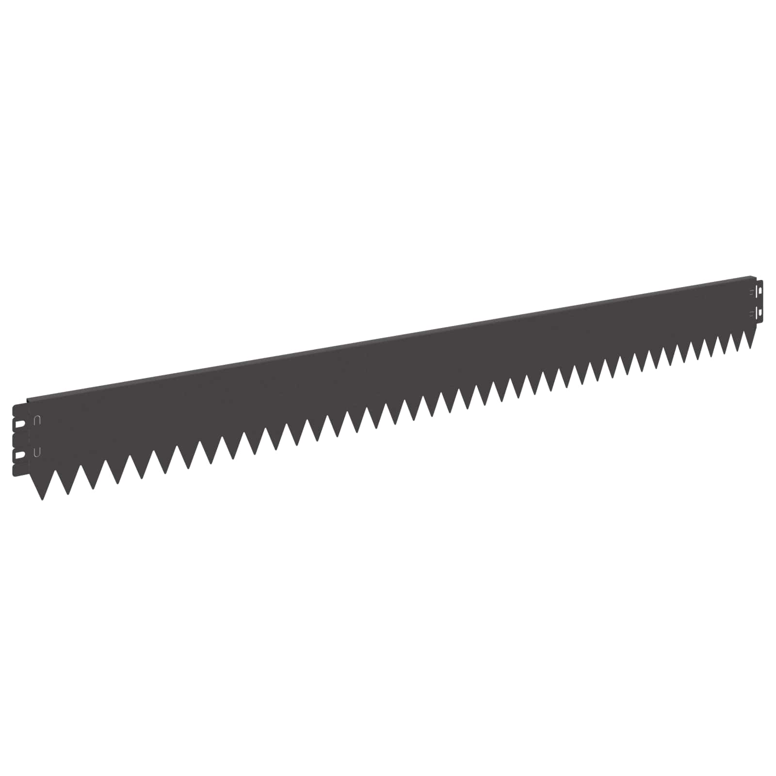 Περίγραμμα γκαζόν 10 pcs 103 x 10 εκ Ατσάλι Μαύρο