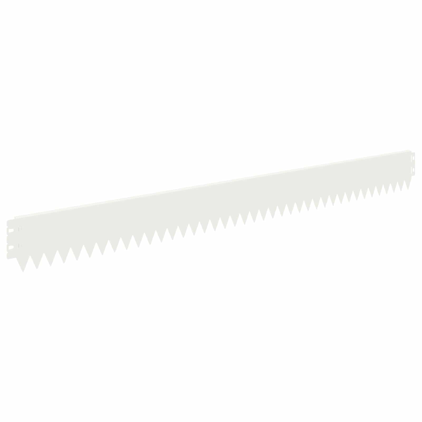 Περίγραμμα γκαζόν 10 pcs 103 x 10 εκ Ατσάλι Λευκό