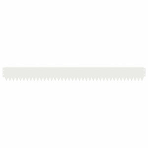 Περίγραμμα γκαζόν 20 pcs 103 x 10 εκ Ατσάλι Λευκό - Pakobazaar