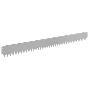 Περίγραμμα γκαζόν 50 pcs 103 x 10 εκ Ατσάλι Ασημί - Pakobazaar