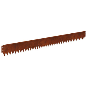 Περίγραμμα γκαζόν 50 pcs 103 x 10 εκ Ατσάλι Σκ rusty - Pakobazaar