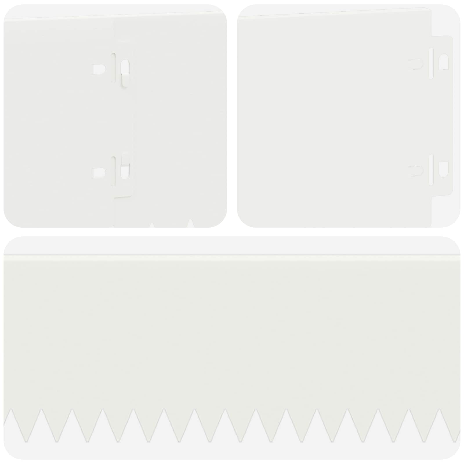 Περίγραμμα γκαζόν 10 pcs 103 x 15 εκ Ατσάλι Λευκό