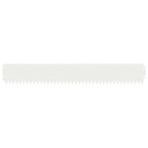 Περίγραμμα γκαζόν 10 pcs 103 x 15 εκ Ατσάλι Λευκό - Pakobazaar