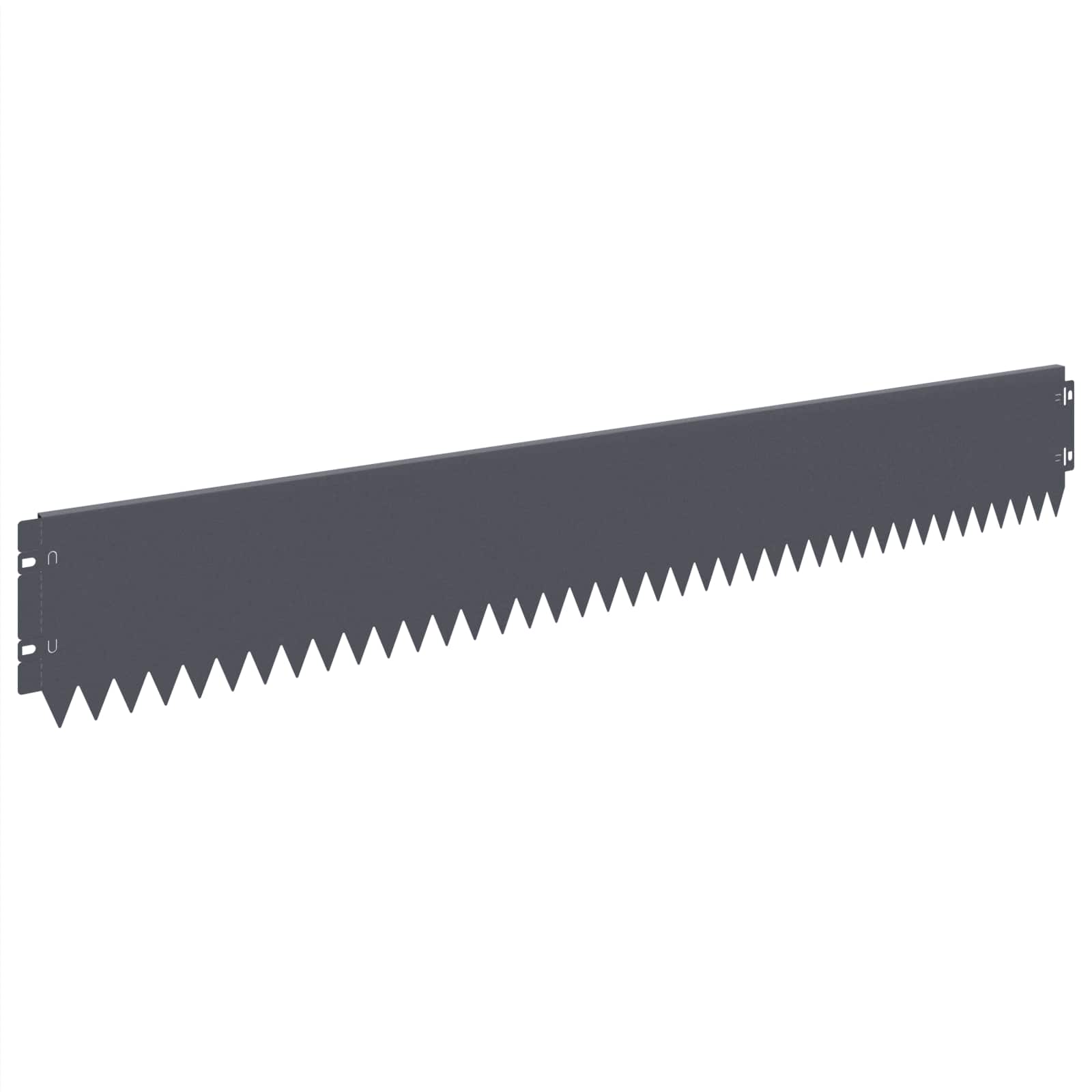Περίγραμμα γκαζόν 30 pcs 103 x 15 εκ Ατσάλι Ανθρακί