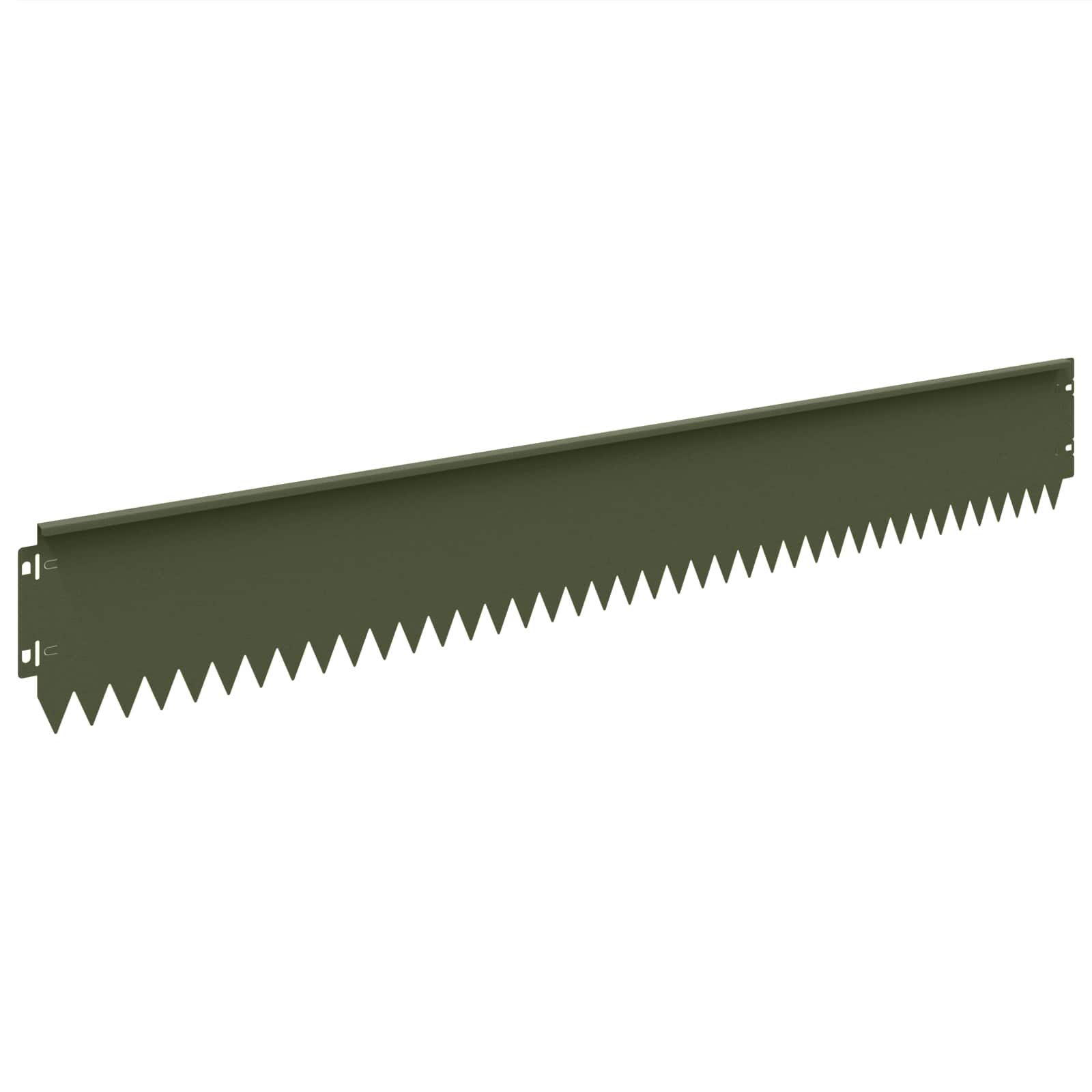 Περίγραμμα γκαζόν 10 pcs 103 x 15 εκ Ατσάλι Λαδί