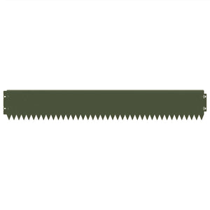 Περίγραμμα γκαζόν 20 pcs 103 x 15 εκ Ατσάλι Λαδί - Pakobazaar