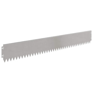 Περίγραμμα γκαζόν 10 pcs 103 x 15 εκ Ατσάλι Ασημί - Pakobazaar