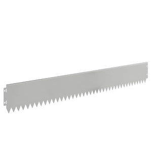 Περίγραμμα γκαζόν 10 pcs 103 x 15 εκ Ατσάλι Ασημί - Pakobazaar