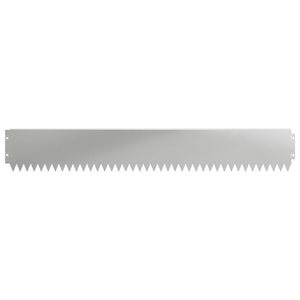 Περίγραμμα γκαζόν 30 pcs 103 x 15 εκ Ατσάλι Ασημί - Pakobazaar