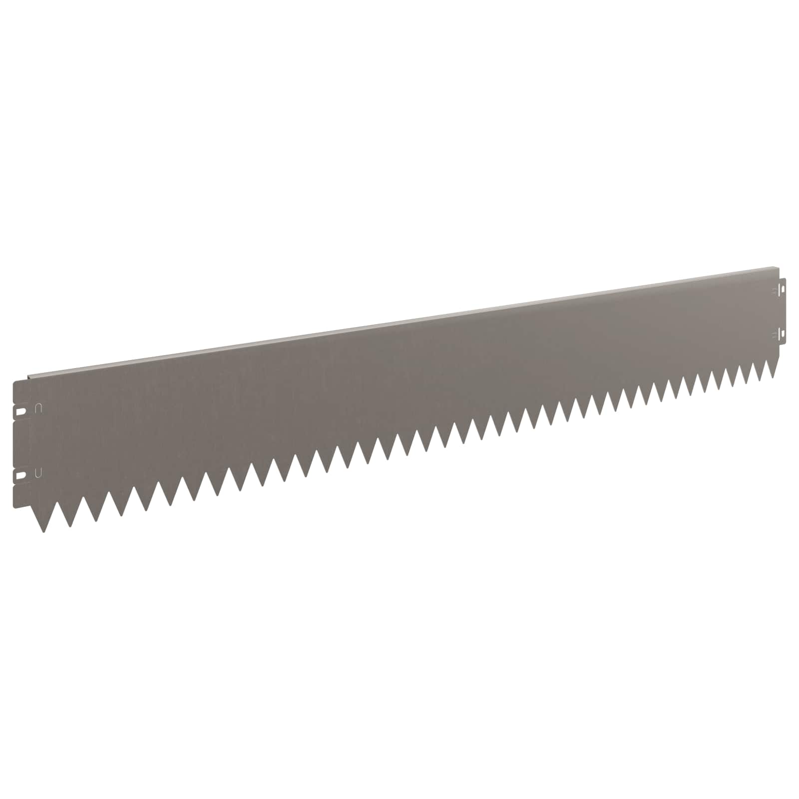 Περίγραμμα γκαζόν 20 pcs 103 x 15 εκ Ατσάλι Σκ rusty