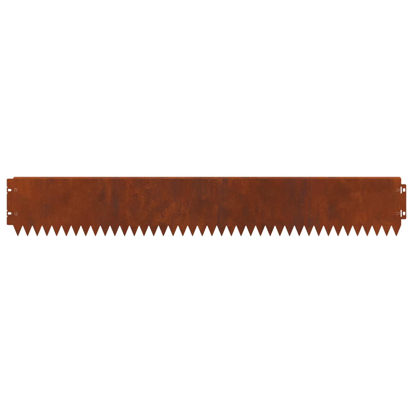 Περίγραμμα γκαζόν 20 pcs 103 x 15 εκ Ατσάλι Σκ rusty