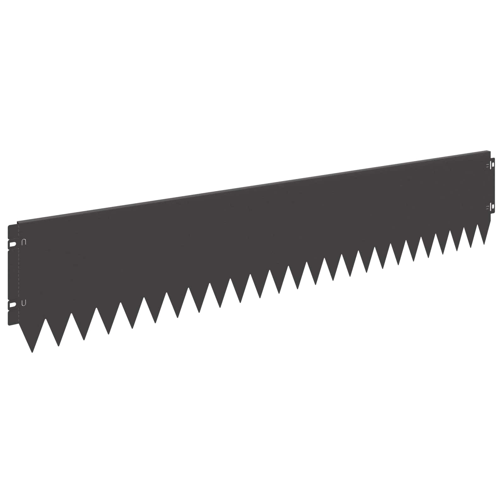 Περίγραμμα γκαζόν 20 pcs 103 x 20 εκ Ατσάλι Μαύρο