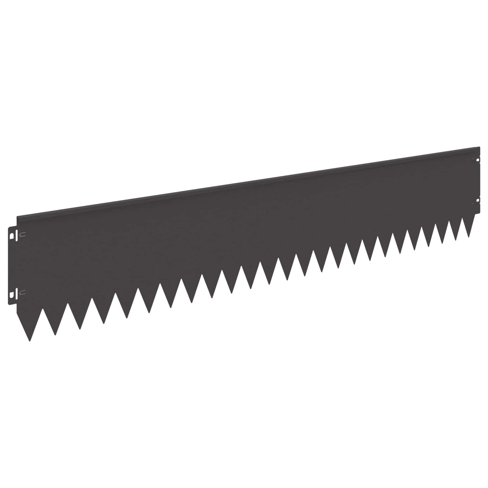 Περίγραμμα γκαζόν 30 pcs 103 x 20 εκ Ατσάλι Μαύρο