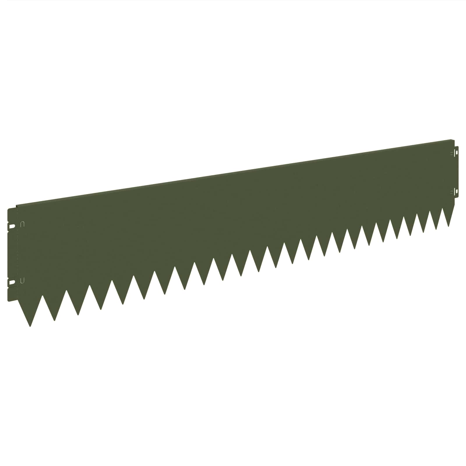 Περίγραμμα γκαζόν 10 pcs 103 x 20 εκ Ατσάλι Λαδί