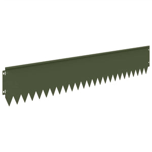 Περίγραμμα γκαζόν 10 pcs 103 x 20 εκ Ατσάλι Λαδί - Pakobazaar