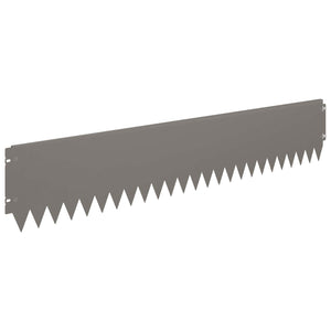 Περίγραμμα γκαζόν 10 pcs 103 x 20 εκ Ατσάλι Σκ rusty - Pakobazaar