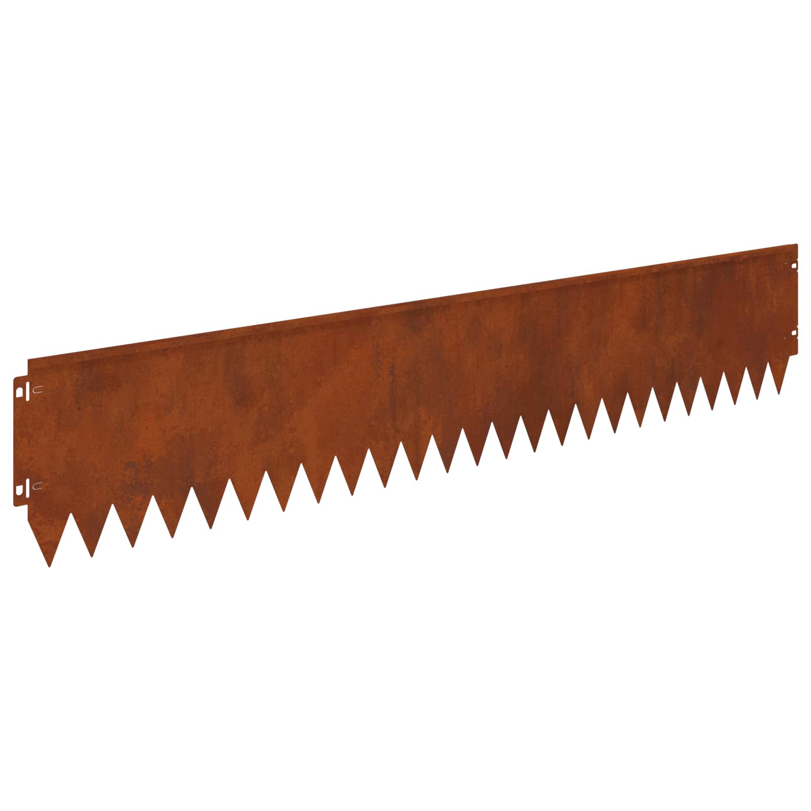Περίγραμμα γκαζόν 20 pcs 103 x 20 εκ Ατσάλι Σκ rusty
