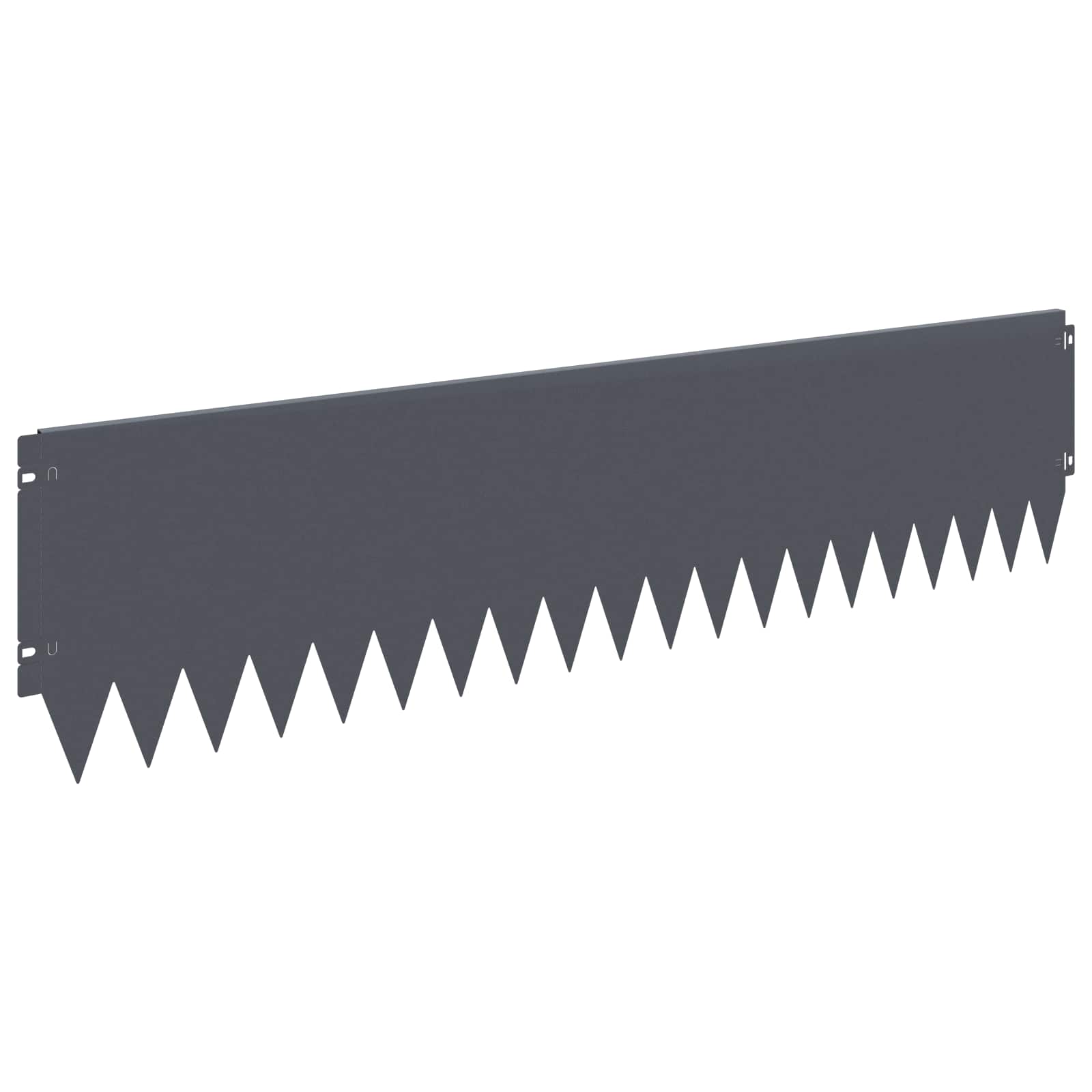 Περίγραμμα γκαζόν 20 pcs 103 x 25 εκ Ατσάλι Ανθρακί