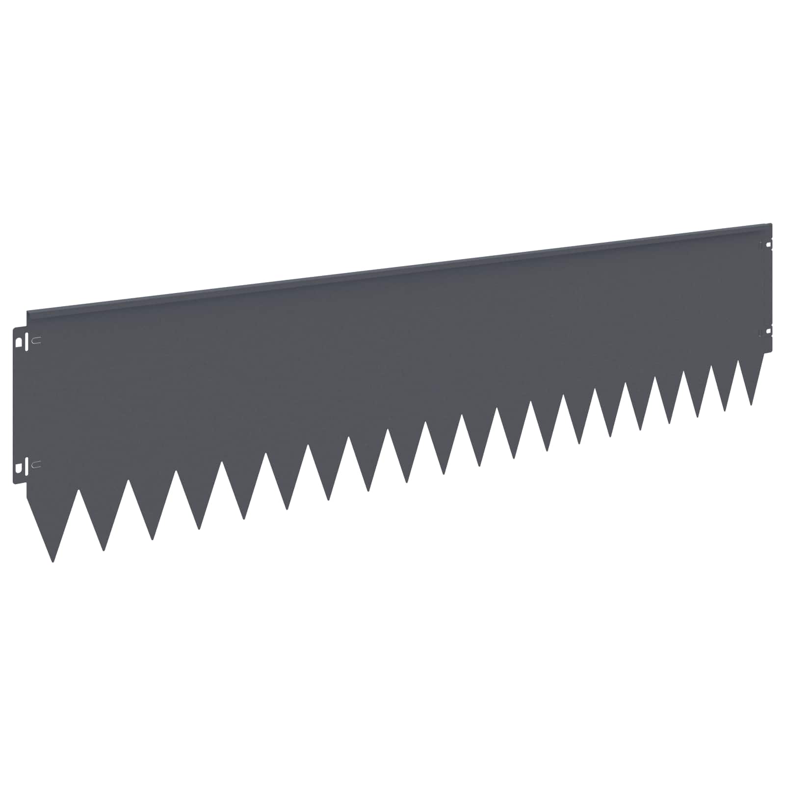 Περίγραμμα γκαζόν 20 pcs 103 x 25 εκ Ατσάλι Ανθρακί