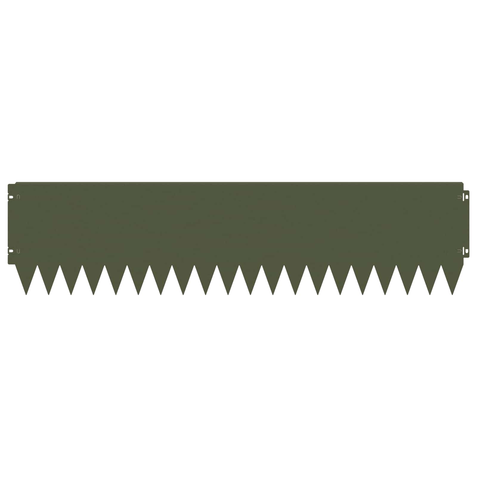 Περίγραμμα γκαζόν 20 pcs 103 x 25 εκ Ατσάλι Λαδί