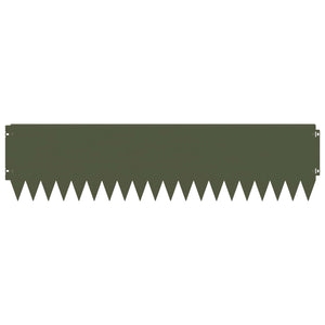 Περίγραμμα γκαζόν 20 pcs 103 x 25 εκ Ατσάλι Λαδί - Pakobazaar