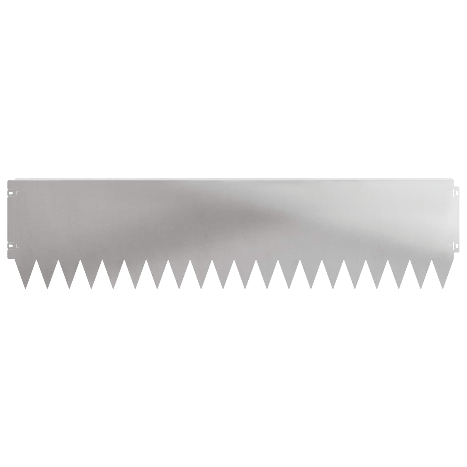 Περίγραμμα γκαζόν 20 pcs 103 x 25 εκ Ατσάλι Ασημί