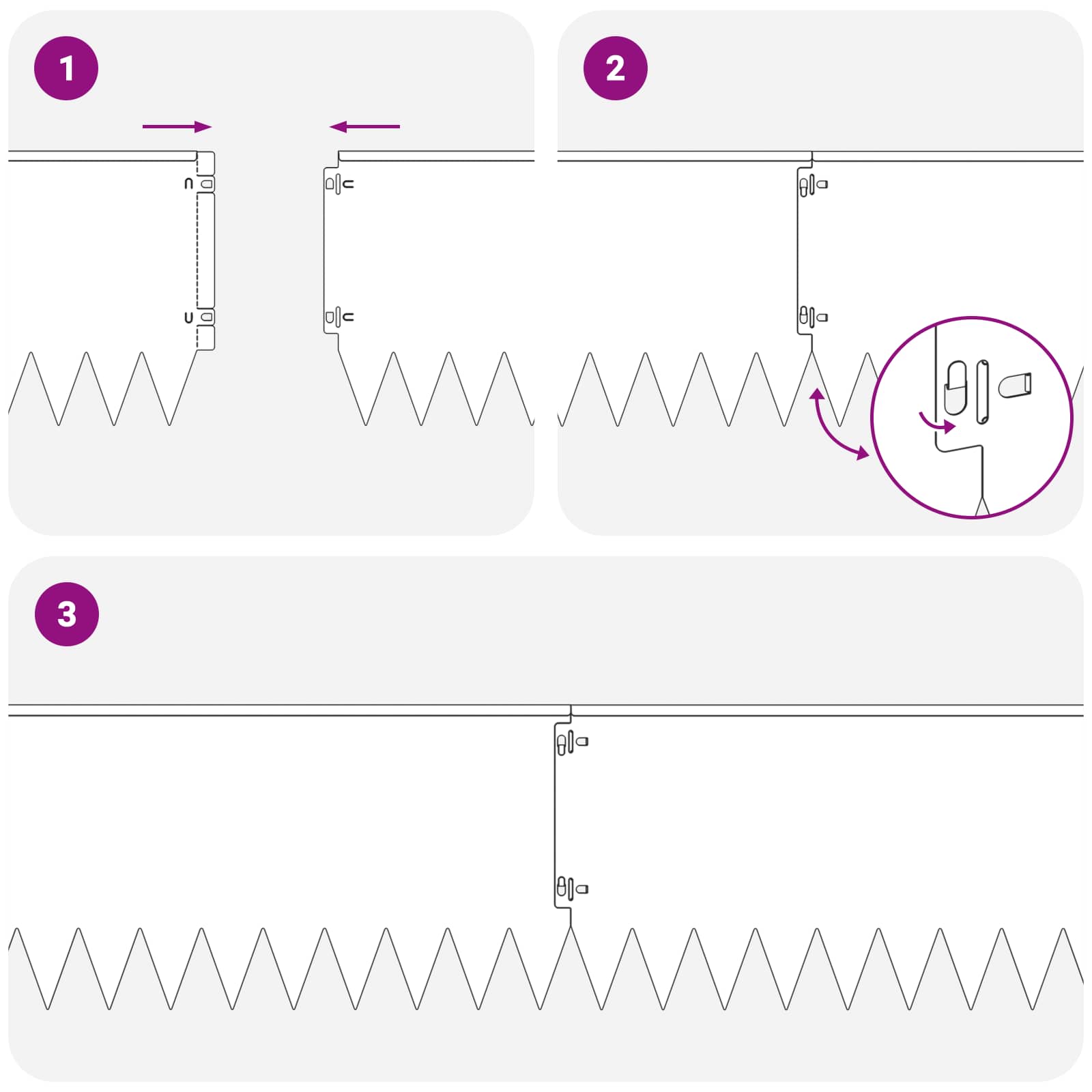 Περίγραμμα γκαζόν 20 pcs 103 x 25 εκ Ατσάλι Ασημί