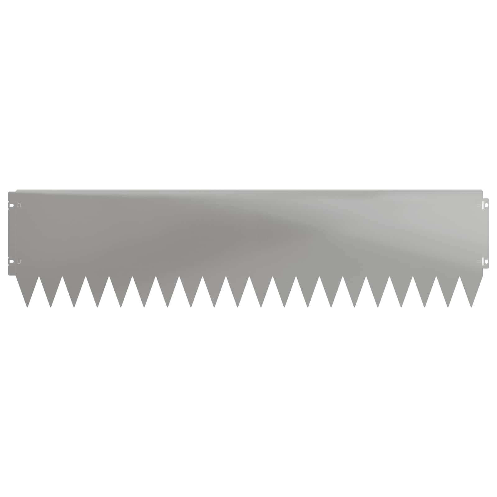 Περίγραμμα γκαζόν 10 pcs 103 x 25 εκ Ατσάλι Ασημί
