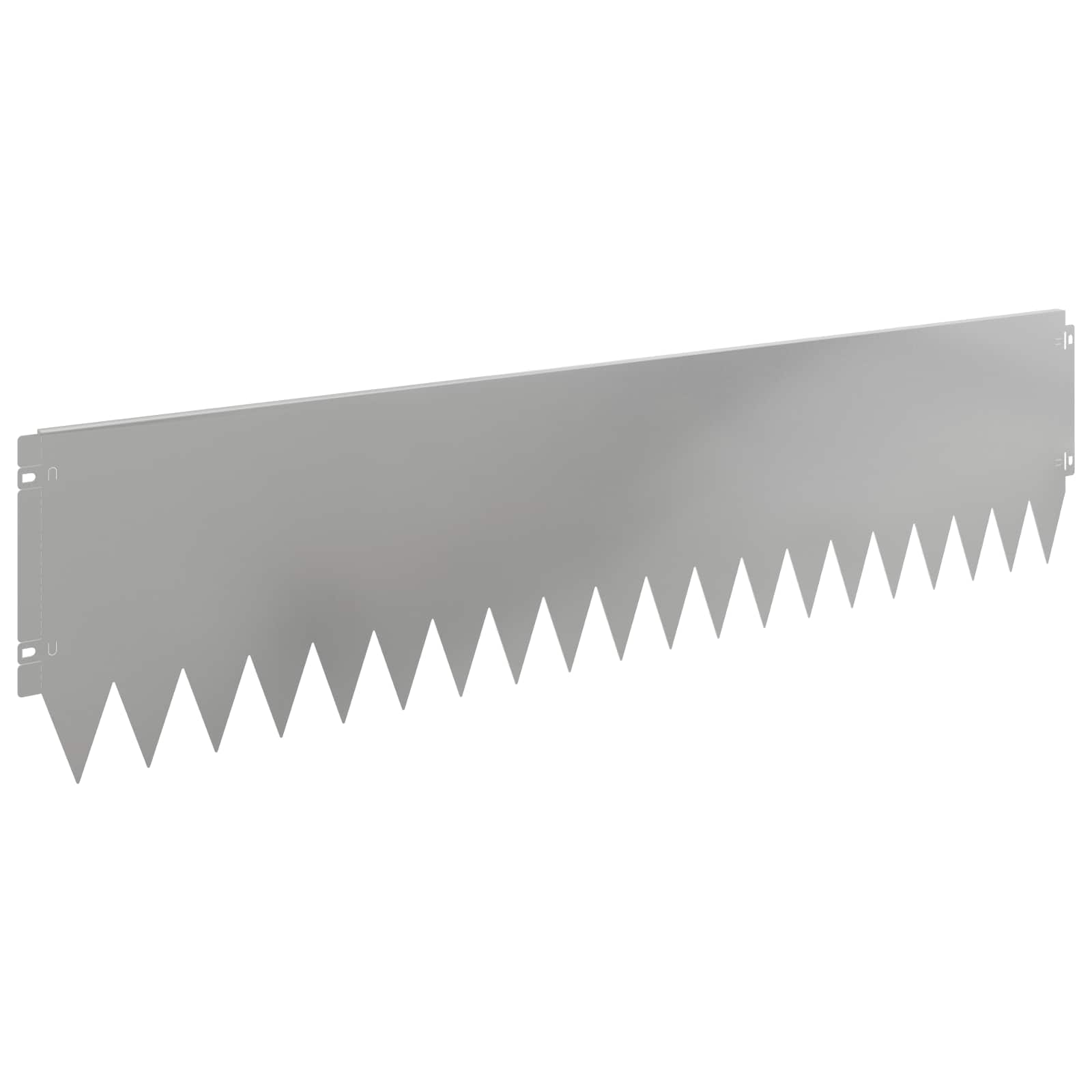 Περίγραμμα γκαζόν 20 pcs 103 x 25 εκ Ατσάλι Ασημί